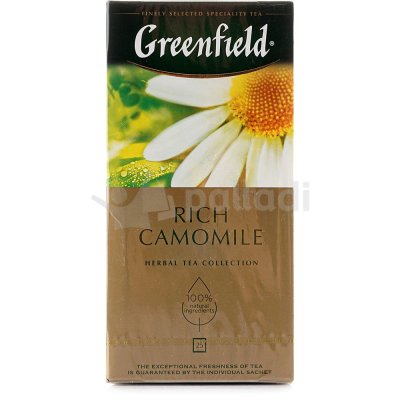 Чай Гринфилд 25пак Rich camomile