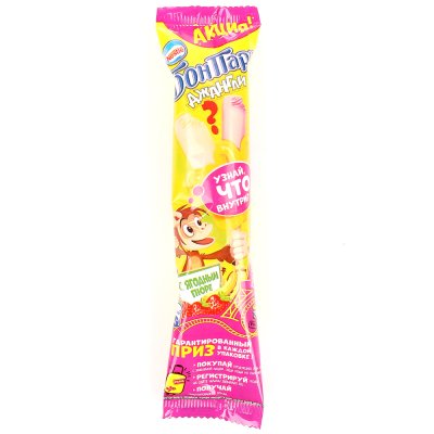 Мороженое Nestle Бон Пари 50г  клубника с желе банановым вкусом