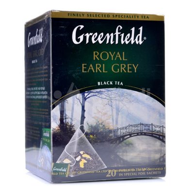 Чай Гринфилд 20пирамидок Royal earl grey черный