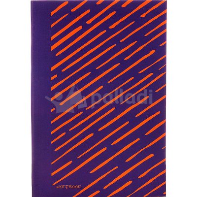 Книга для записей Канц-Эксмо Яркие штрихи Оранжевый А5  96л