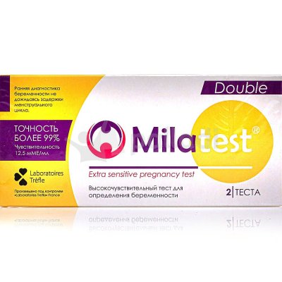 Тест для определения беременности Milatest 2шт