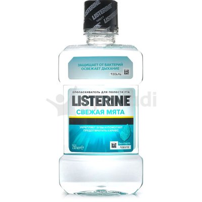 Ополаскиватель для полости рта LISTERINE Свежая мята 250мл 