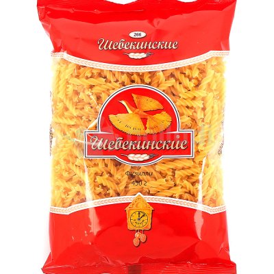 Макаронные изделия Шебекинские 450г № 266 Фузилини 1/28