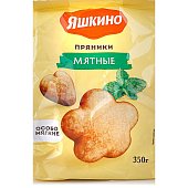 Пряники Яшкино 350г Мятные в глазури 1/8  