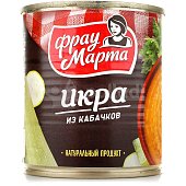 Икра из кабачков 320г Фрау Марта 