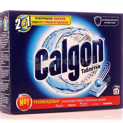 Средство для смягчения воды в стиральной машинке Calgon 2в1 12 таб