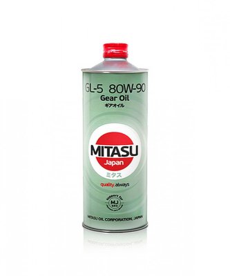 Масло трансмиссионное 80W90 GL-5 MITASU GEAR OIL 1л минеральное
          Артикул: MJ-431/1