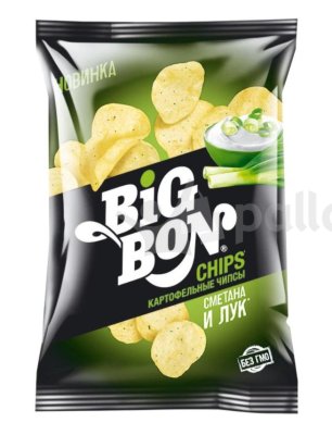 Чипсы Bigbon 75г Сметана и лук