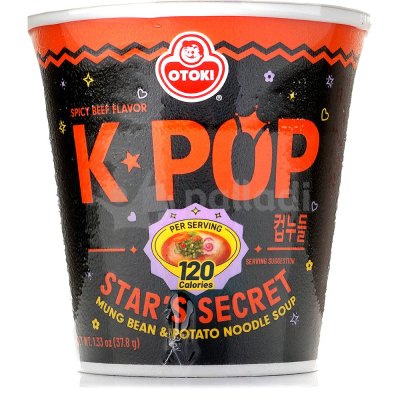 Лапша K-POP из маша и картофеля со вкусом острой говядины 38г