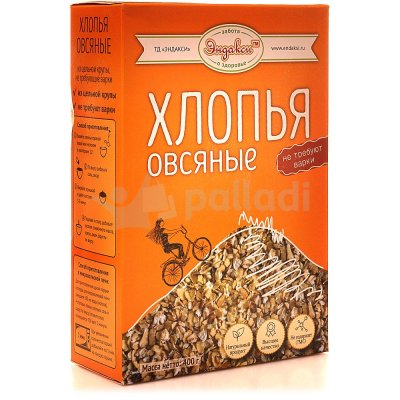 Хлопья Эндакси овсяные 400г  1/10
