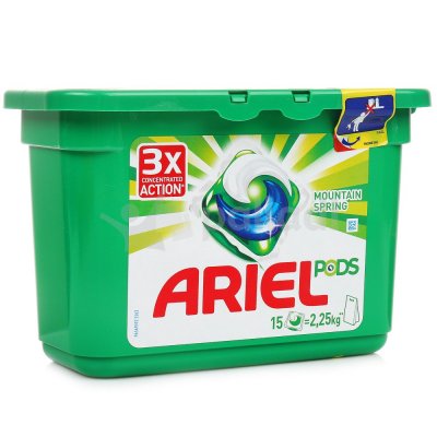 Капсулы для стирки ARIEL Liquid Capsules Горный родник 15X28.8г