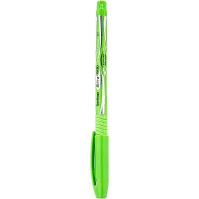 Ручка шариковая с прорезиненой манжетой Berlingo Голд синий 0,7мм (копус ассорти)