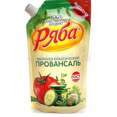 Майонез Ряба 50,5% 350г Провансаль дой-пак