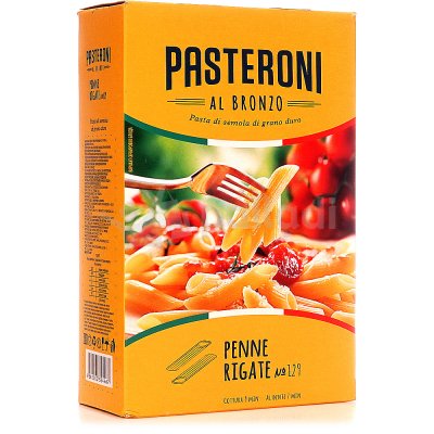 Макаронные изделия Pasteroni 450г №129 перья рифленые