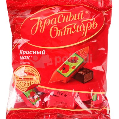 Конфеты Красный Октябрь 250г Красный Мак 1/10