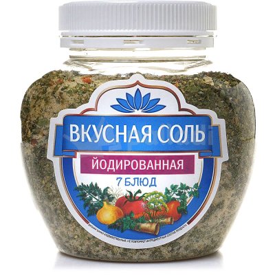 Соль Costa Del Вкусная соль 400г йодированная для 7 блюд