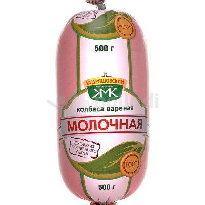 Колбаса Кудряшовский МК Молочная 500г вареная 