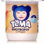 Биотворог Тема 4,2% 100г груша