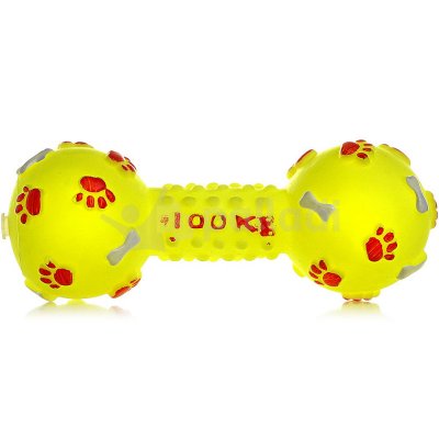 Игрушка для собак Гантель с лапками и косточками 140мм Triol арт. 83461 