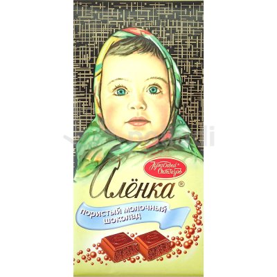 Шоколад молочный Аленка пористый 95г