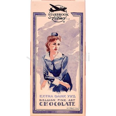 Шоколад Starbrook Airlines горький 100г какао 72%