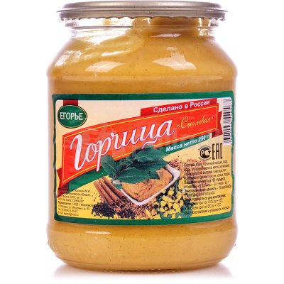 Горчица Егорье столовая 250г ст/б