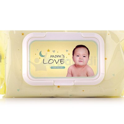 Салфетки влажные детские MOMS LOVE 80шт