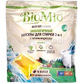 ЭКО Капсулы для стирки BioMio Color&White Без запаха 16 шт