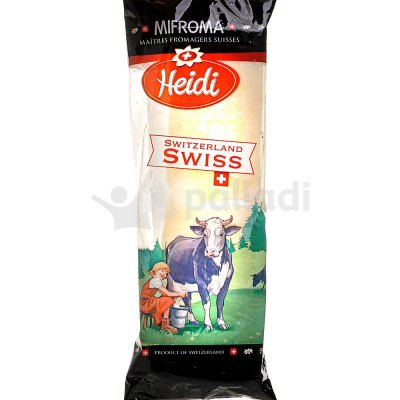 Сыр Heidi Щвейцарский 46% 170г твердый