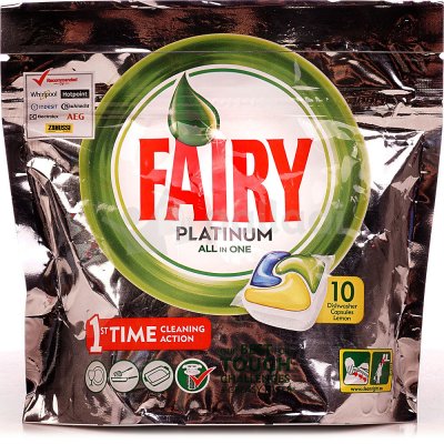 Капсулы для посудомоечных машин Fairy Platinum All in 1 10шт
