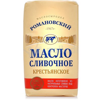 Масло сливочное Романовский 72,5% 180г