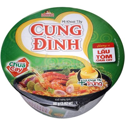 Лапша CUNG DINH 80г со вкусом креветки