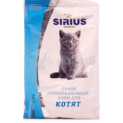 Корм сухой для Котят 0,4 кг Sirius