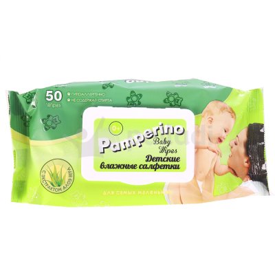 Салфетки влажные Pamperino детские для самых маленьких 50шт Авангард