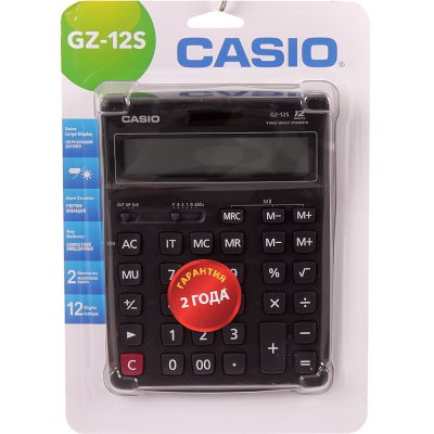 Калькулятор электронный GZ-12S CASIO