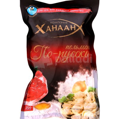 Пельмени Ханаан по-русски 350г механическая лепка