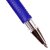 Ручка шариковая синяя с резиновой манжетой  0,5мм BEIFA AA999-BL (1/50)