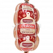 Колбаса Вязанка Докторская Особая 500г из мяса птицы вареная Стародворские колбасы
