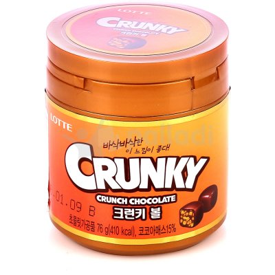 Шоколад Crunky Ball 76г молочный с воздушным рисом
