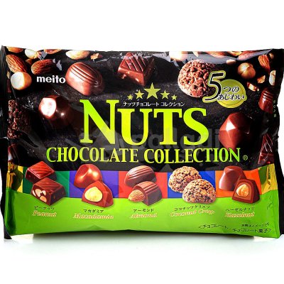 Конфеты Meito 130г Nuts chocolate collection