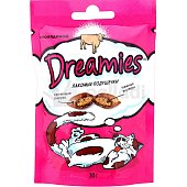 Корм для кошек Dreamies 30г подушечки с говядиной