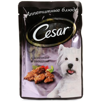 Корм для собак Cesar 100г ягненок с овощами