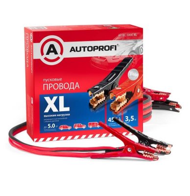 Провода пусковые "AUTOPROFI", 3,5м
          Артикул: AP/BC - 5000 XL