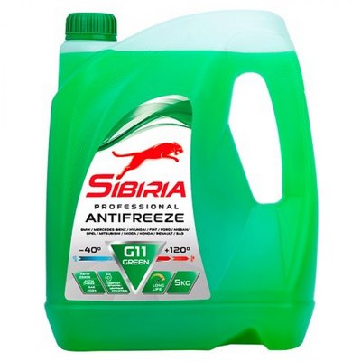 Антифриз SIBIRIA ANTIFREEZE green -40 5кг
          Артикул: 800216