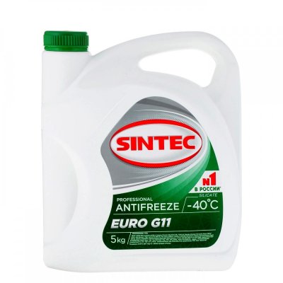 Антифриз Sintec Euro G11 зеленый 5кг АКЦИЯ 1кг бесплатно
          Артикул: 800532