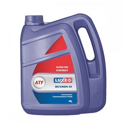 Масло гидравлическое ATF Dexron III LUXЕ Kinetik Energy 4л
          Артикул: 558