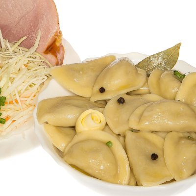 Вареники Крафтовые № 1 с мясом и капустой 400г Нагиефф