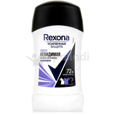Антиперспирант жен REXONA стик Ультра невидимая 40мл