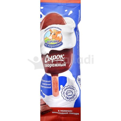 Сырок творожный Коровка из Кореновки 50г в молочно-шоколадной глазури