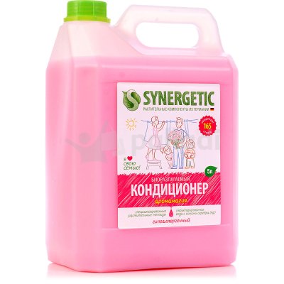 ЭКО кондиционер для белья SYNERGETIC Аромамагия биоразлагаемое 5л